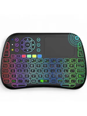 M9 Wireless Mini Backlit Keyboard With Touchpad – Black