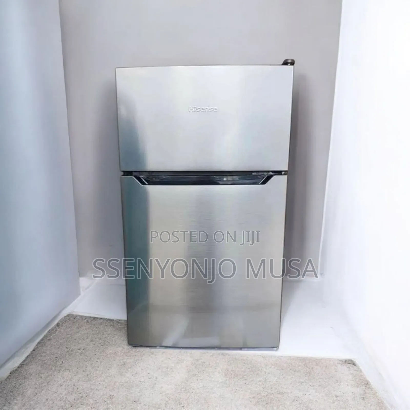 Hisense 120l Top Freezer Double Door Fridge -Silver, Rd-12dr