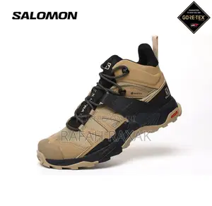 Men’S Brown Salomon X Ultra 4 Mid Gore-tex Hiking Sneaker Boots