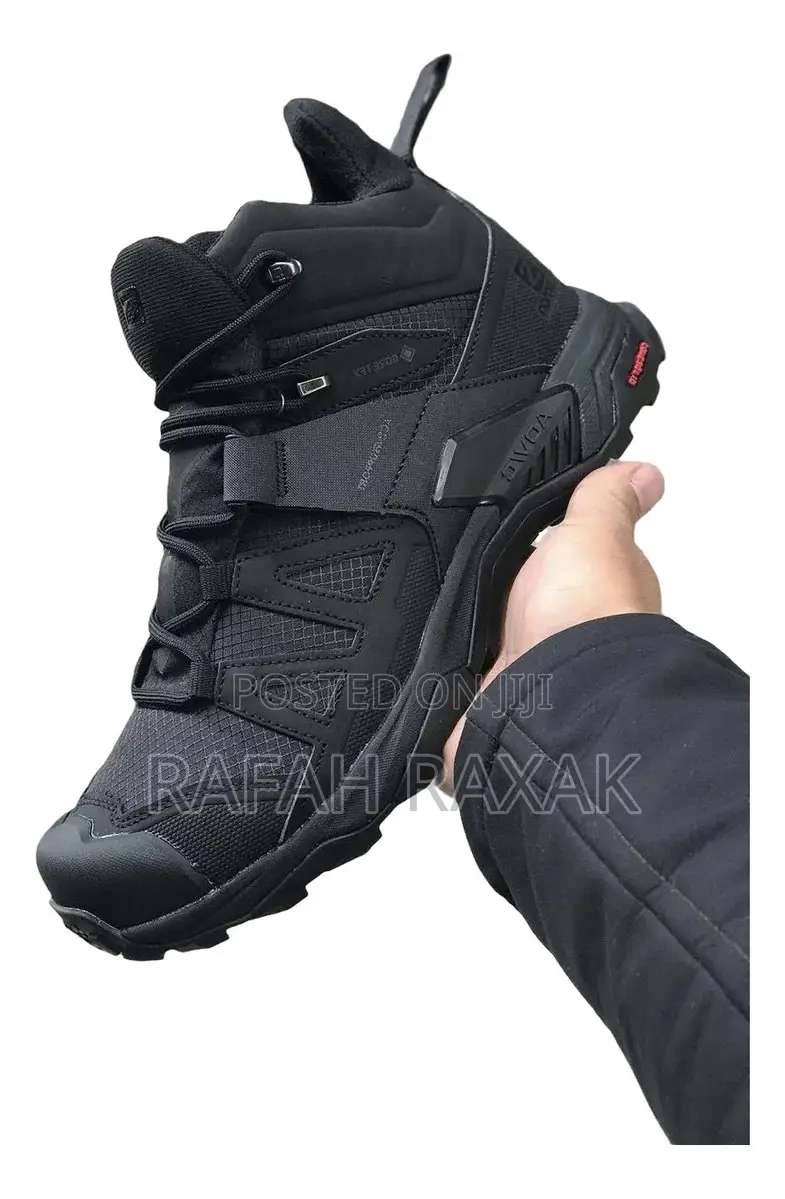 Men’S Triple Black Salomon X Ultra 4 Mid Gtx Hiking Sneaker Boots