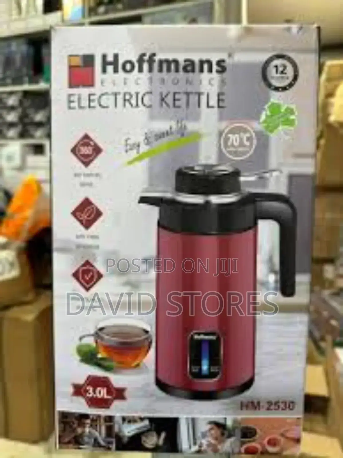 Hoffmans 3l Kettle and Flask Electric Kettle Hm-2530