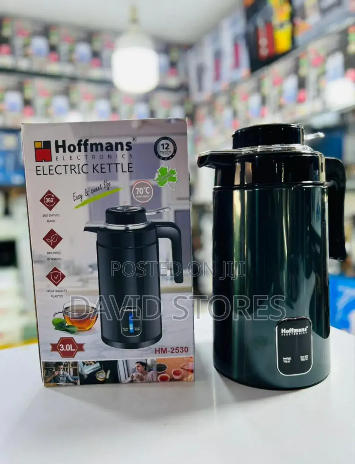 Hoffmans 3l Kettle and Flask Electric Kettle Hm-2530