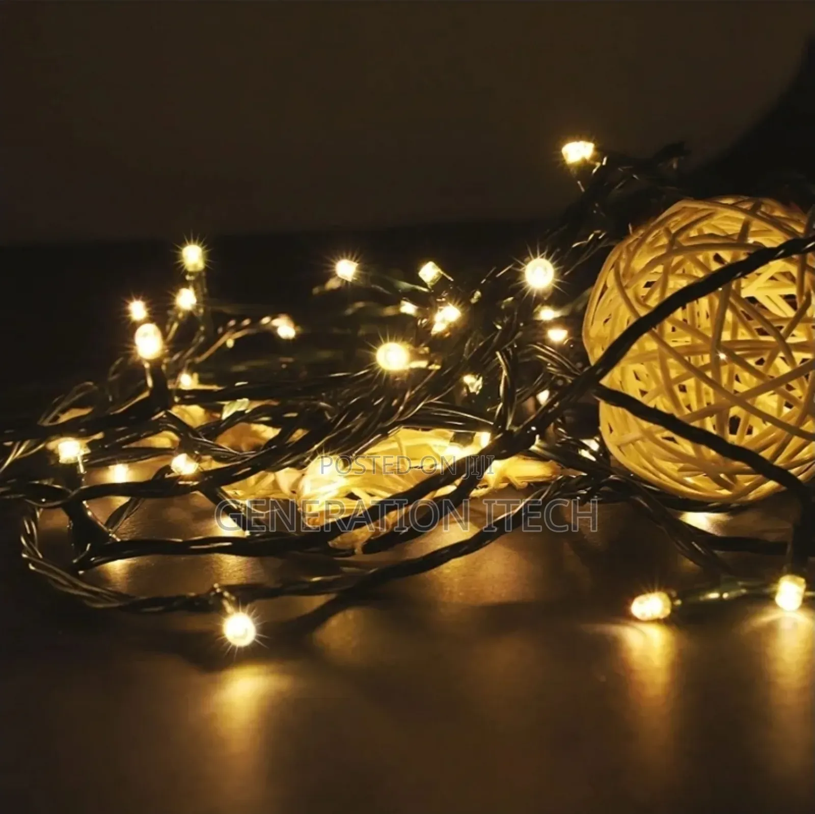 Led String Lights 50 Meters- Warm White For Christmas Trees, Gardens