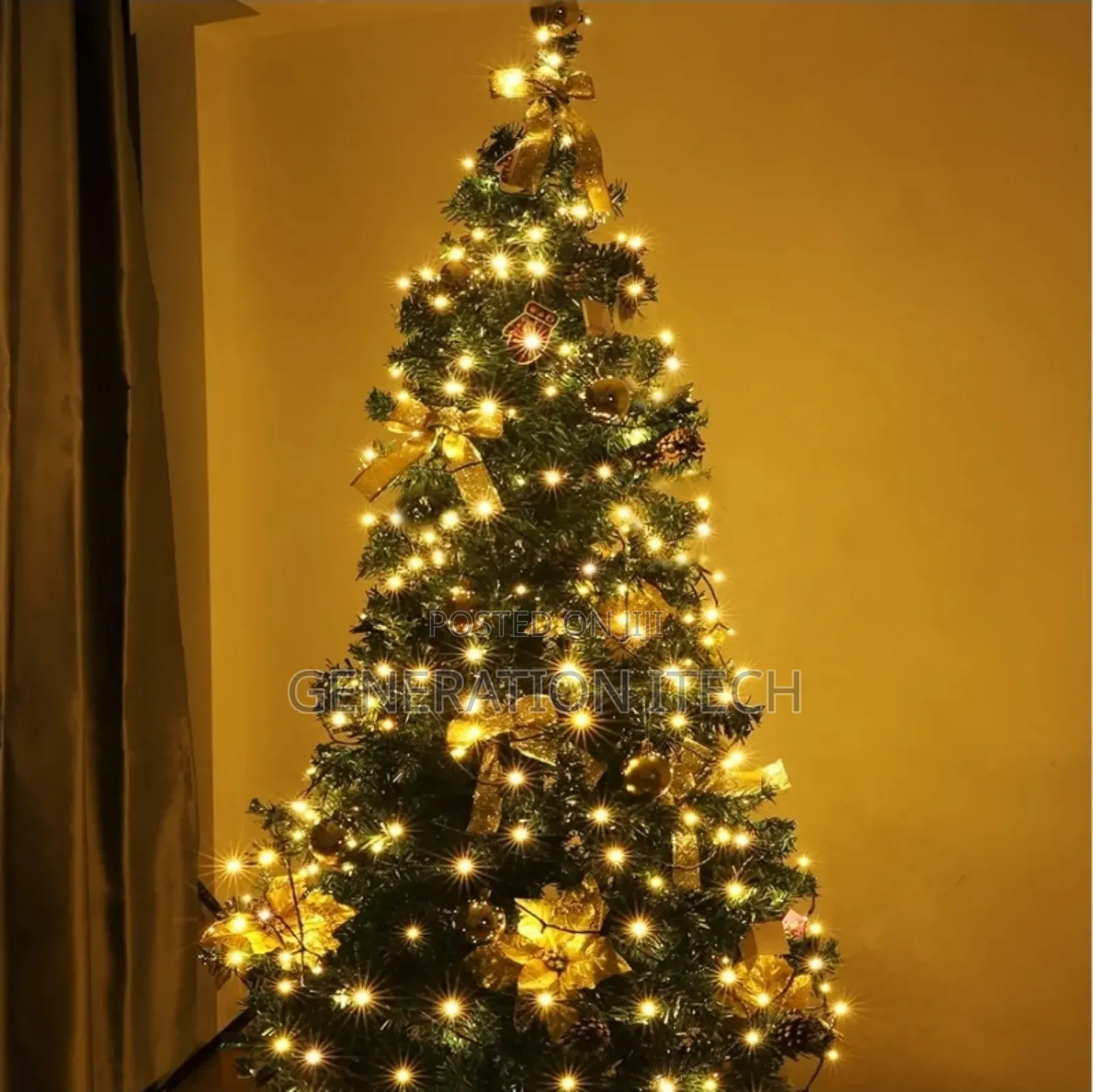 Led String Lights 50 Meters- Warm White For Christmas Trees, Gardens