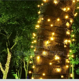 Led String Lights 50 Meters- Warm White For Christmas Trees, Gardens