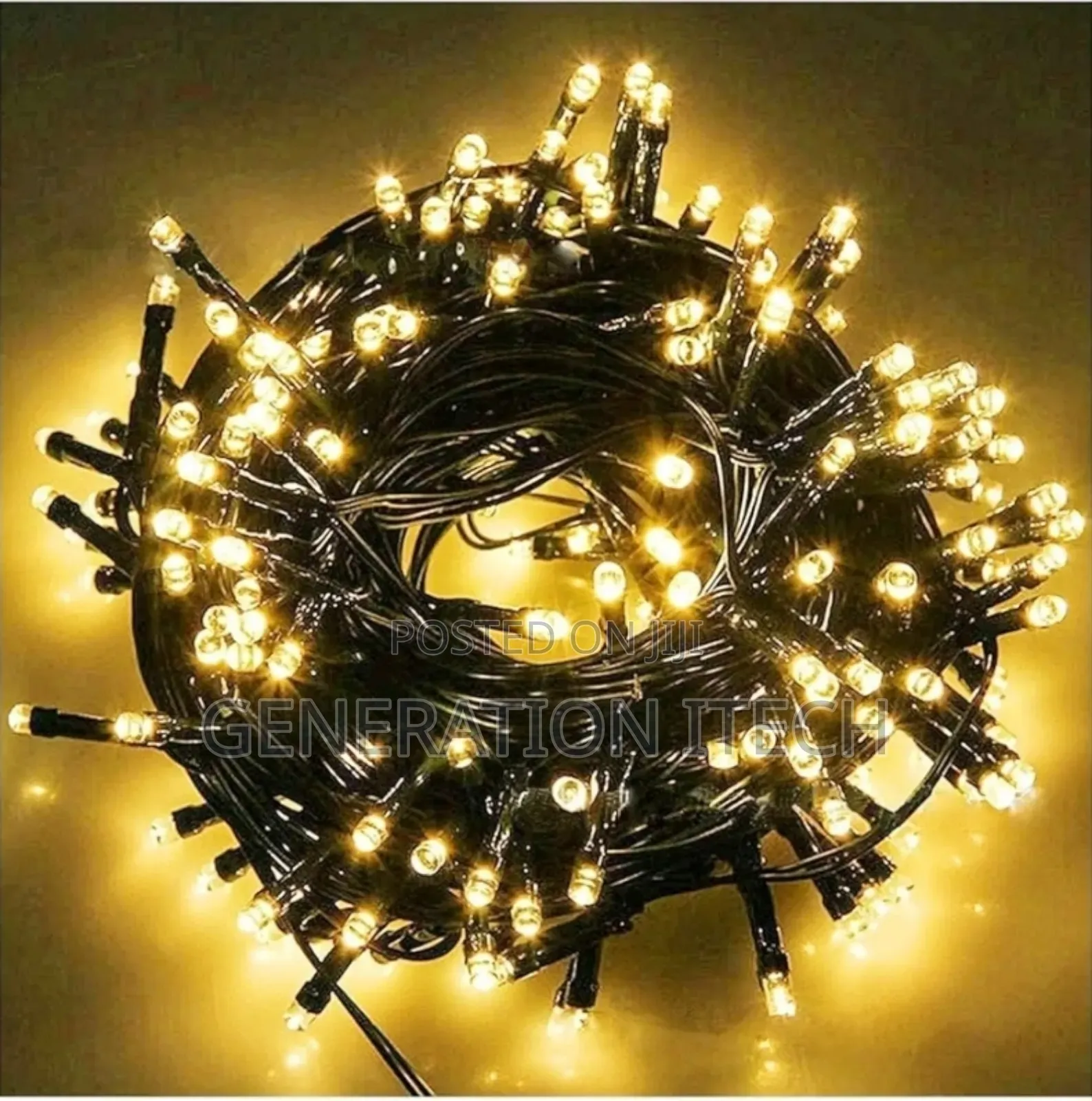 Led String Lights 50 Meters- Warm White For Christmas Trees, Gardens