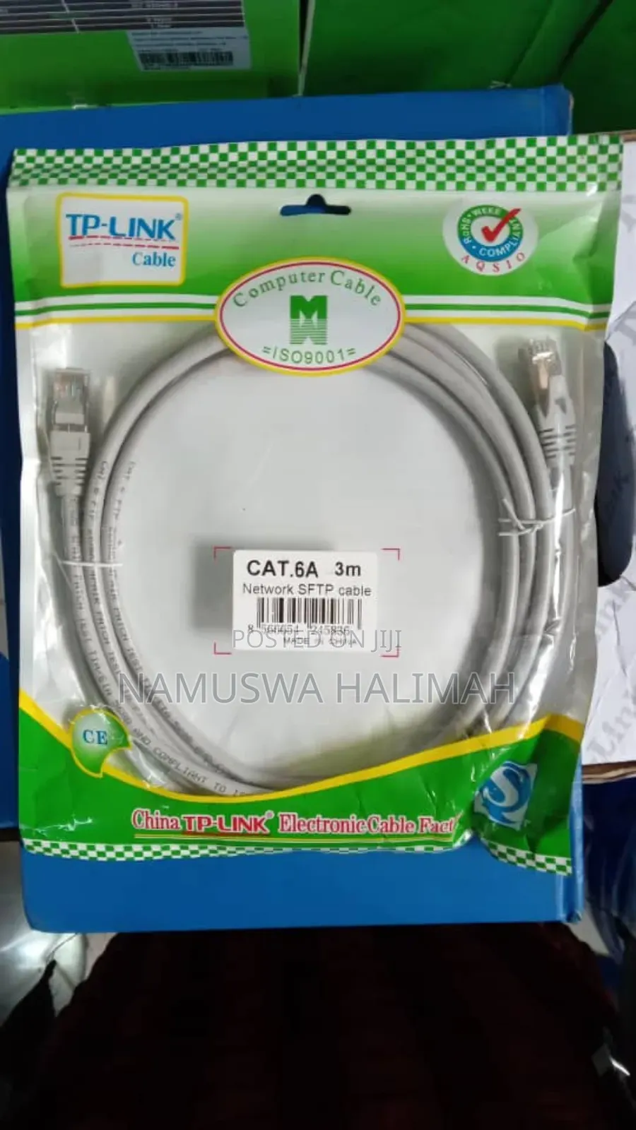 Tp-Link Cat.6a 3m Network SFTP Cable.