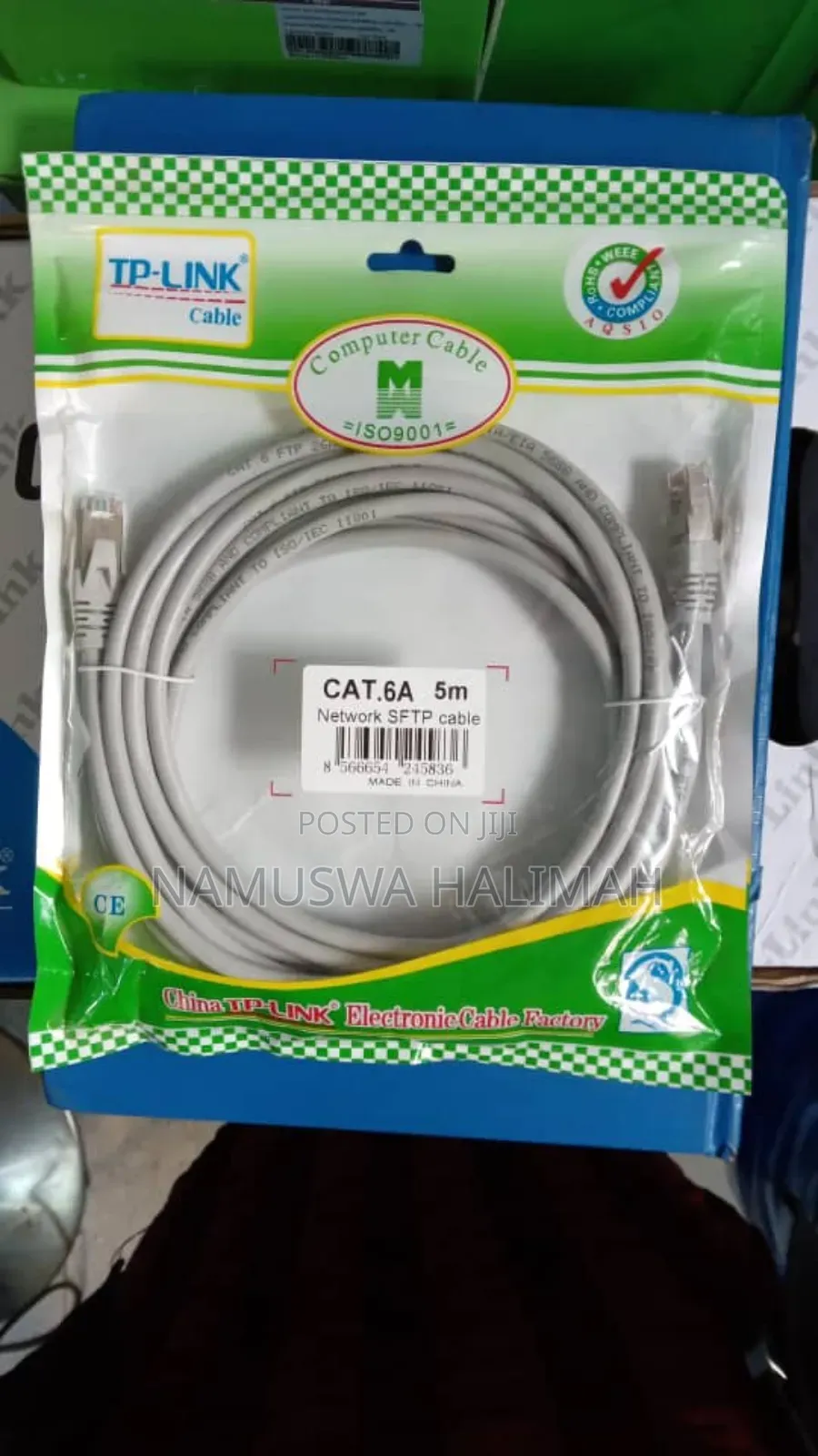 5m Cat6a Network SFTP Cable