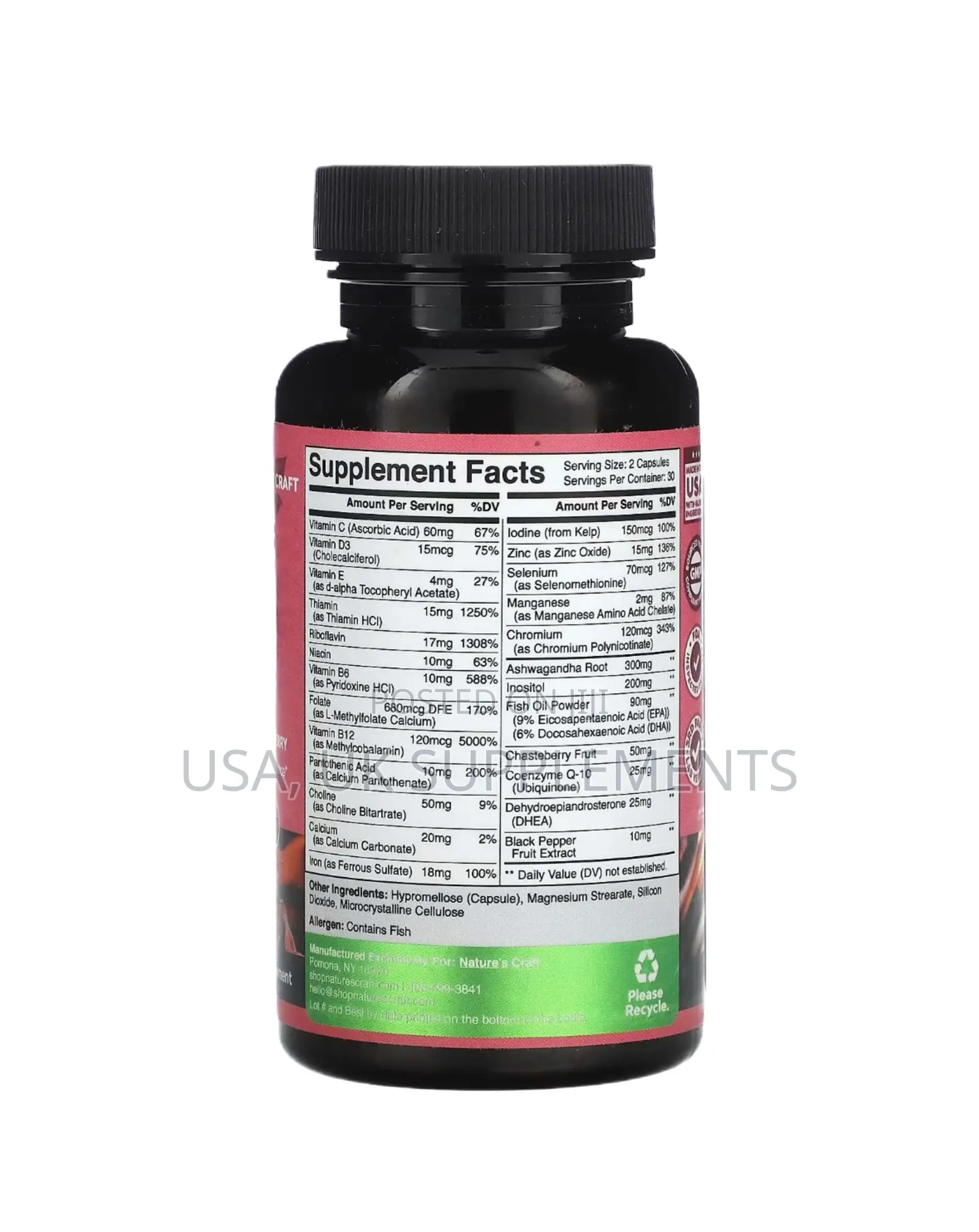 Nature’S Craft Fertility Booster 60capsules