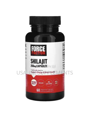 Force Factor Pure Shillajit Capsules 250mg 60 Capsules