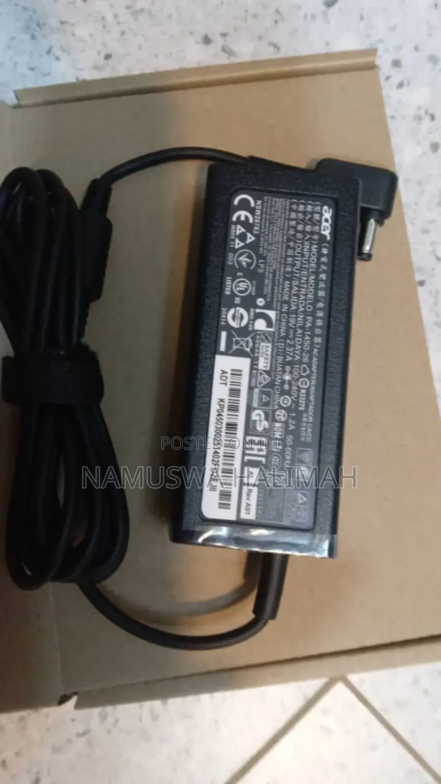 Acer 19v 2.3a Laptop Charger
