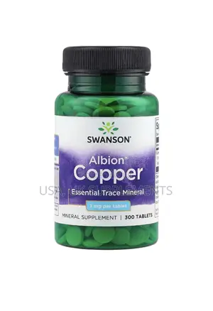 Albion Copper 2mg Tablets 300tablets Swanson