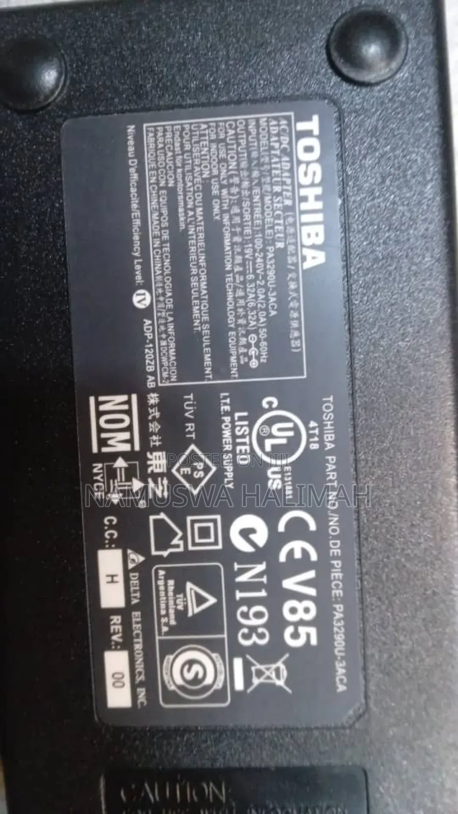 Toshiba Ac/Dc Adapter