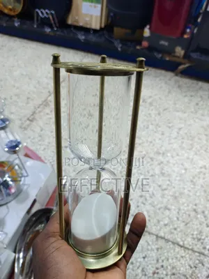 Decorative Brass Hourglass