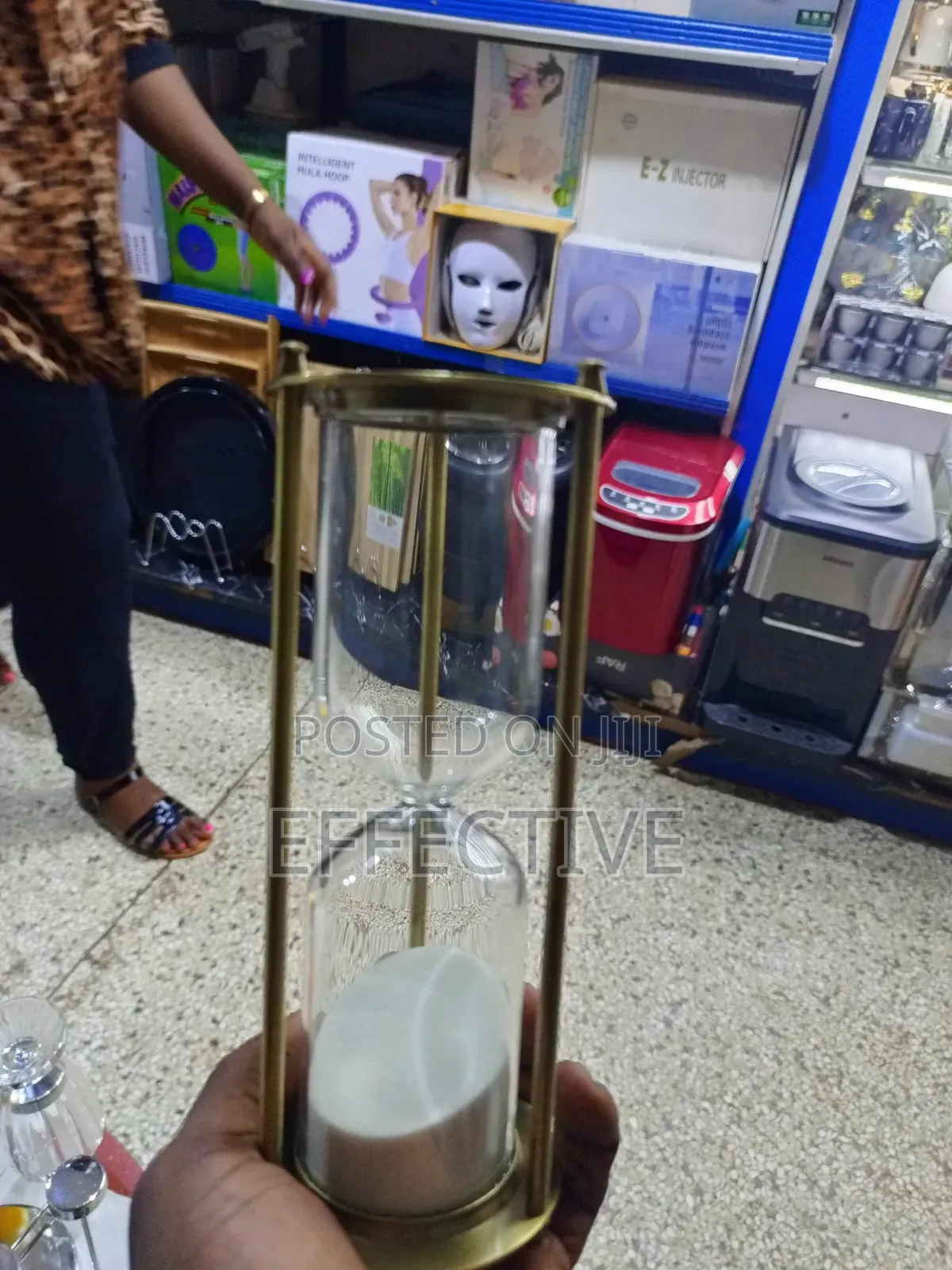 Decorative Brass Hourglass