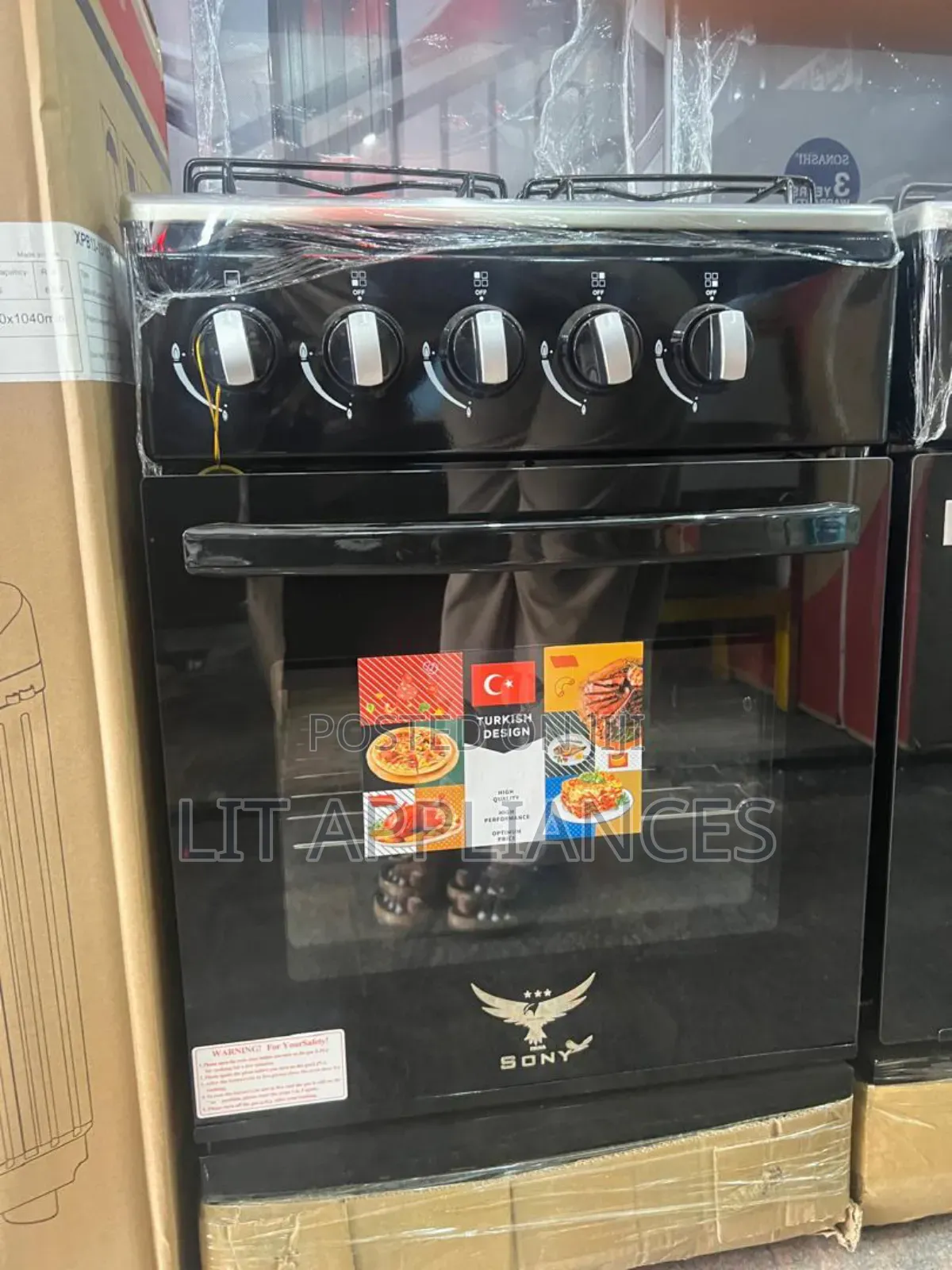 Sony Cooker 50*50,Full Gas. 3years Warranty.Auto Ignition