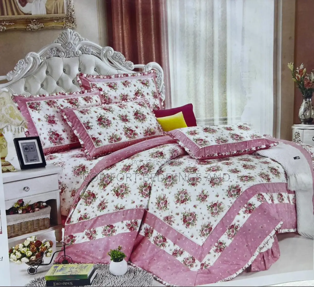 Flowered Duvet Cover Set