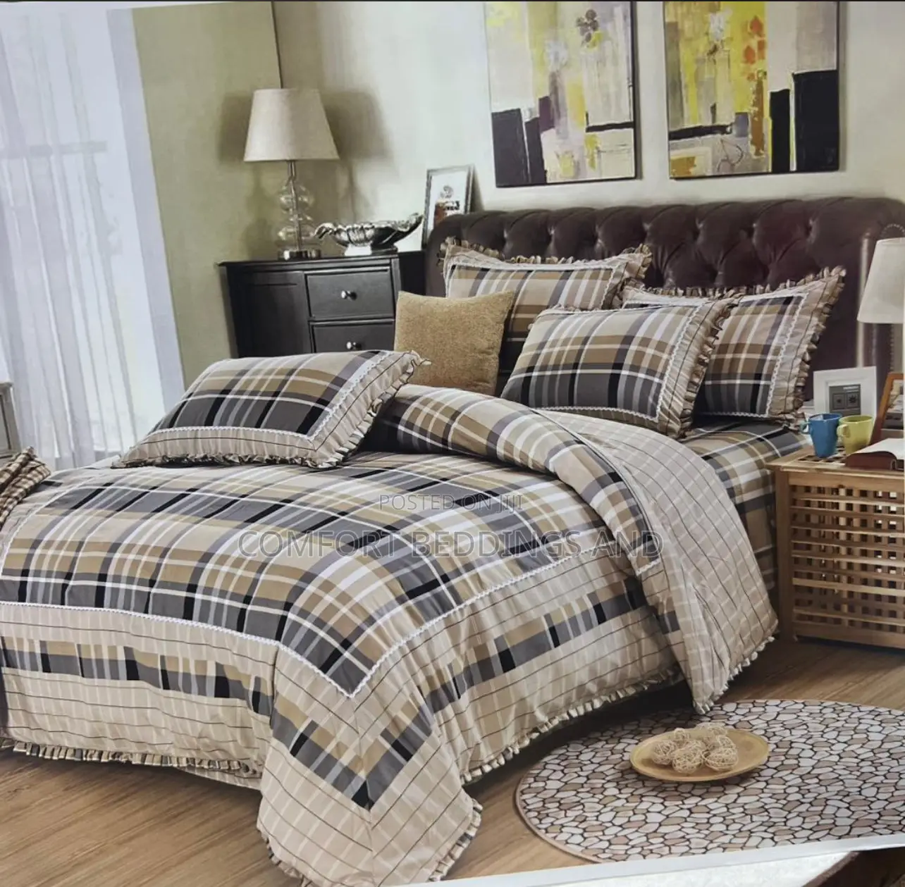 Checked Duvet Cover Set
