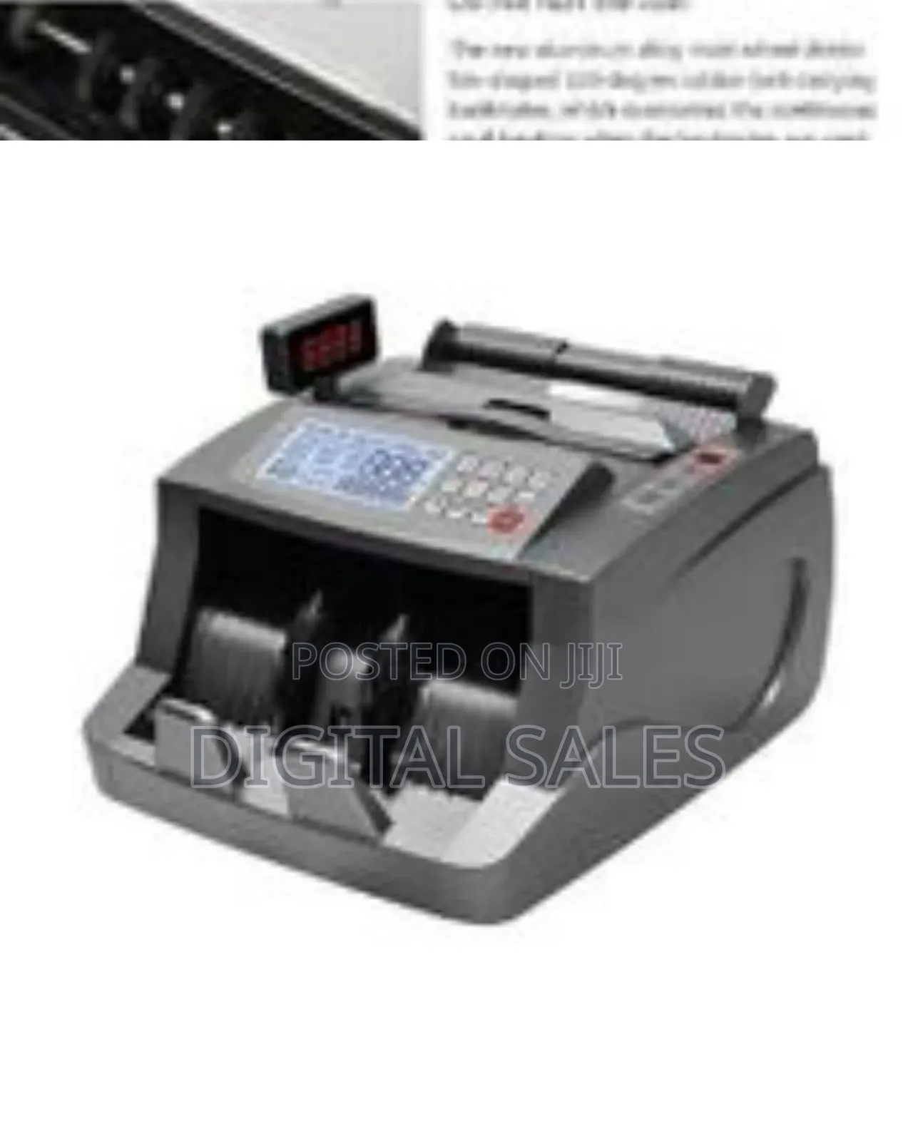Banknote Intelligent Bill Counter Machine Money Counting Machine