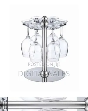 Countertop Rotating 6 Wine Glass Cup Holder