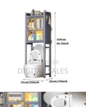 Over The Toilet Storage Cabinet, Bathroom Cabinet With Adjustable
