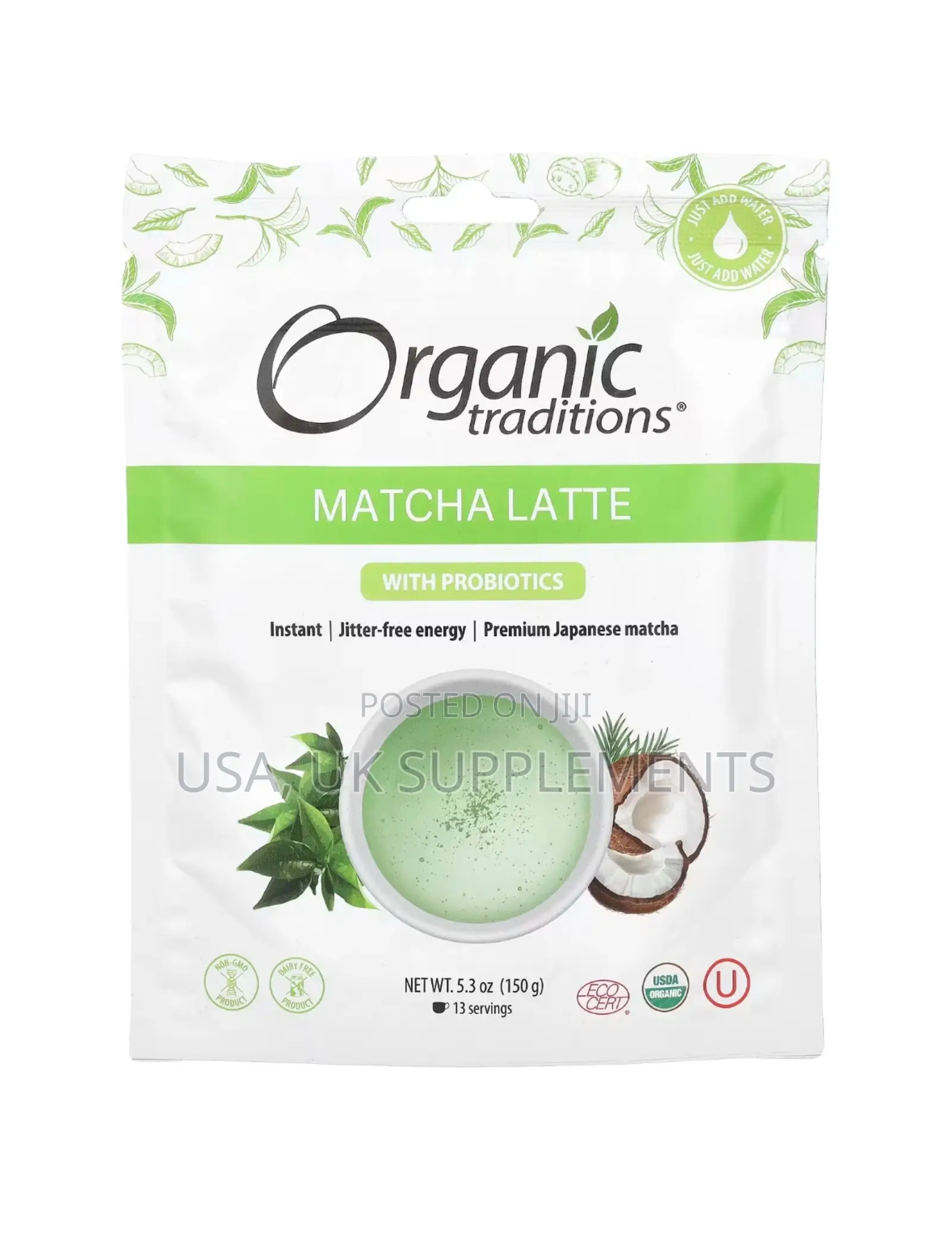 Organic Matcha Latte With Probiotics 150g