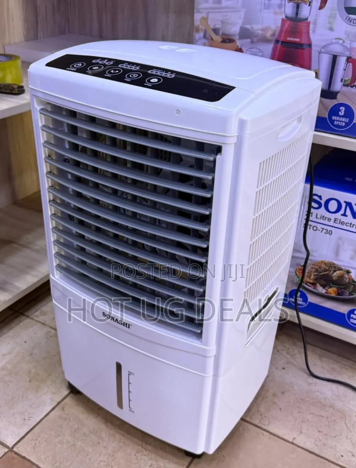 Sonashi Portable Air Cooler 15l Water Tank With Remote Control