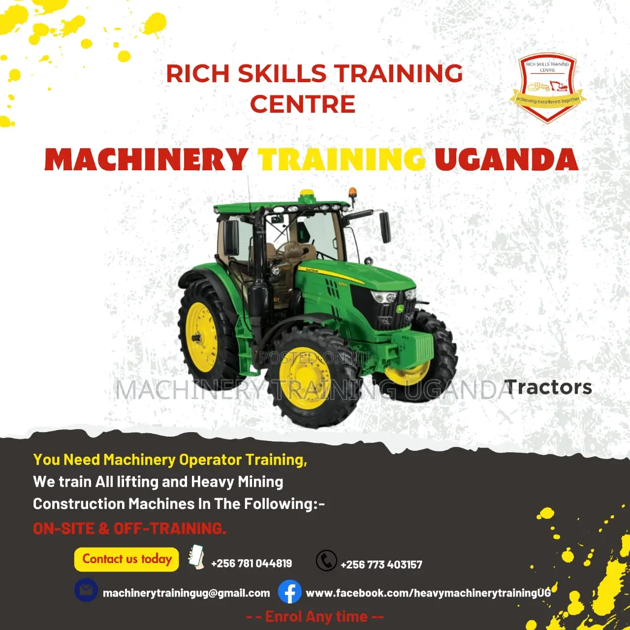 Farm Tractor Operator Training