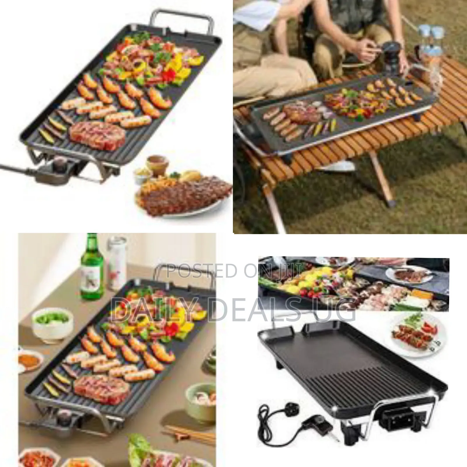 Winningstar Nonstick Thermometer Electric Grill Pan BBQ Grill Machine