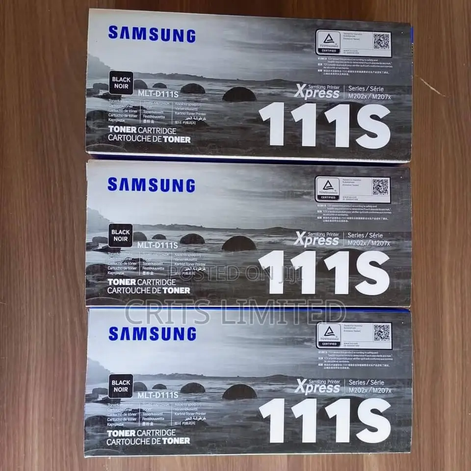 Genuine Samsung 111s MLT-D111s Black Toner