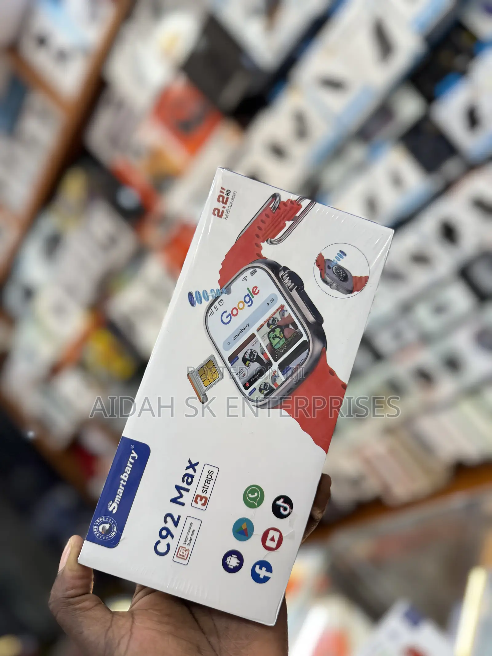 Smartberry C92 Max Watch Dual Camera 4g Sim