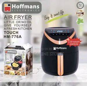 Hoffmans 6l Digital Air Fryer Hm -776a Black