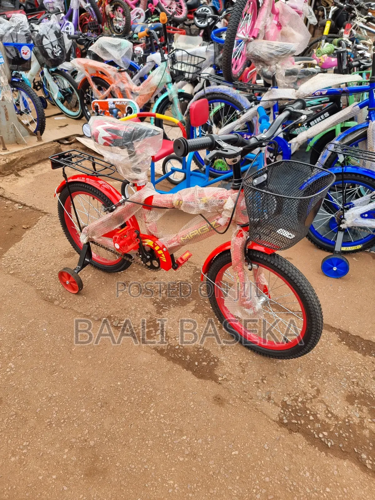Nostalgic Bike/Red/5-7years
