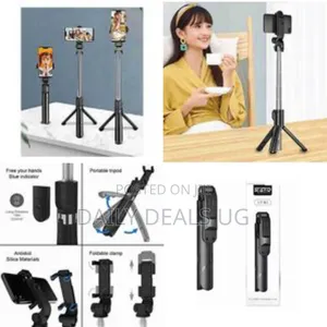 Xt-02 3 in 1 360° Rotating Live Streaming Phone Holder Retractable