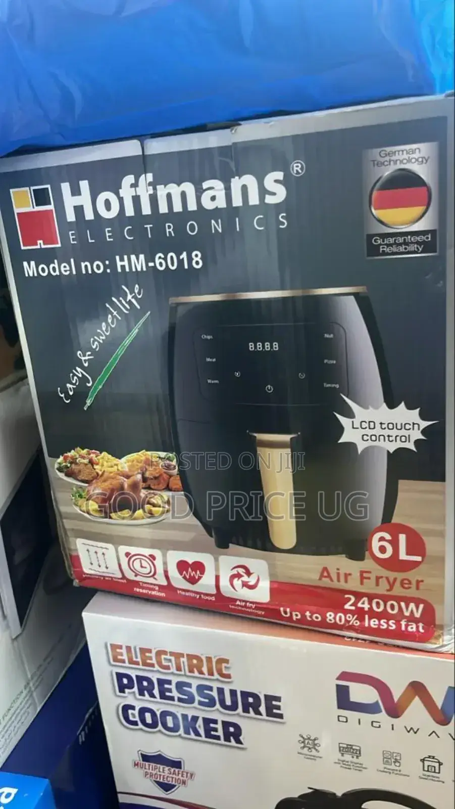 6l LCD Touch Hoffmans Airfryer Hm-6018