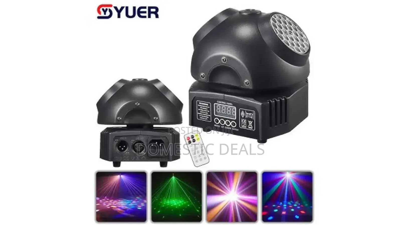 Moving Head, Led RGB Light Dj Projector Music Controlled