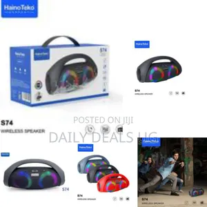 Hainoteko S74 Portable Bluetooth Speaker With Power Bank Function