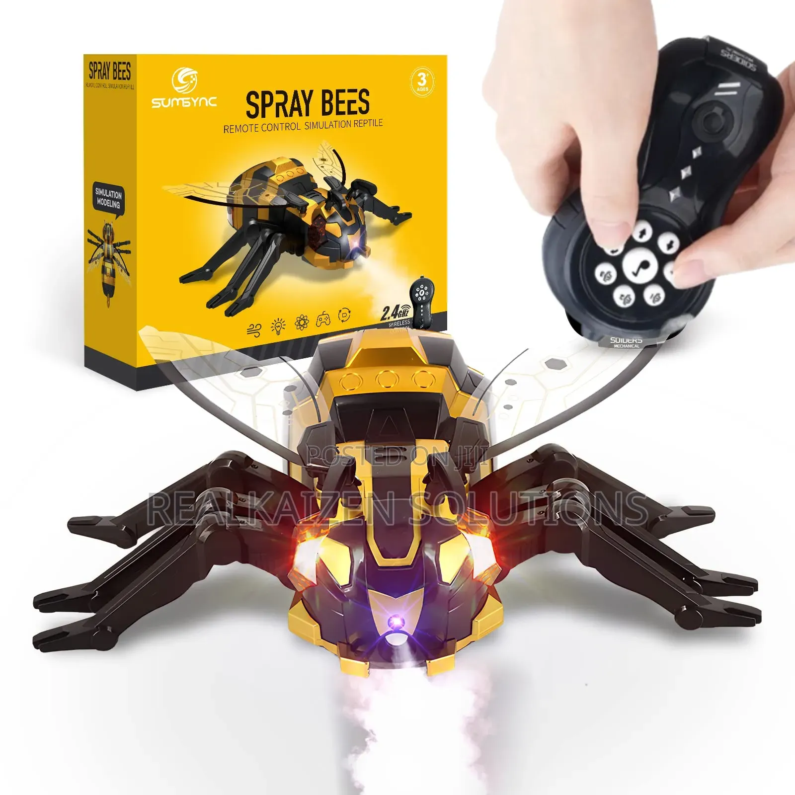 Remote Control Kid Spray Bee Toy