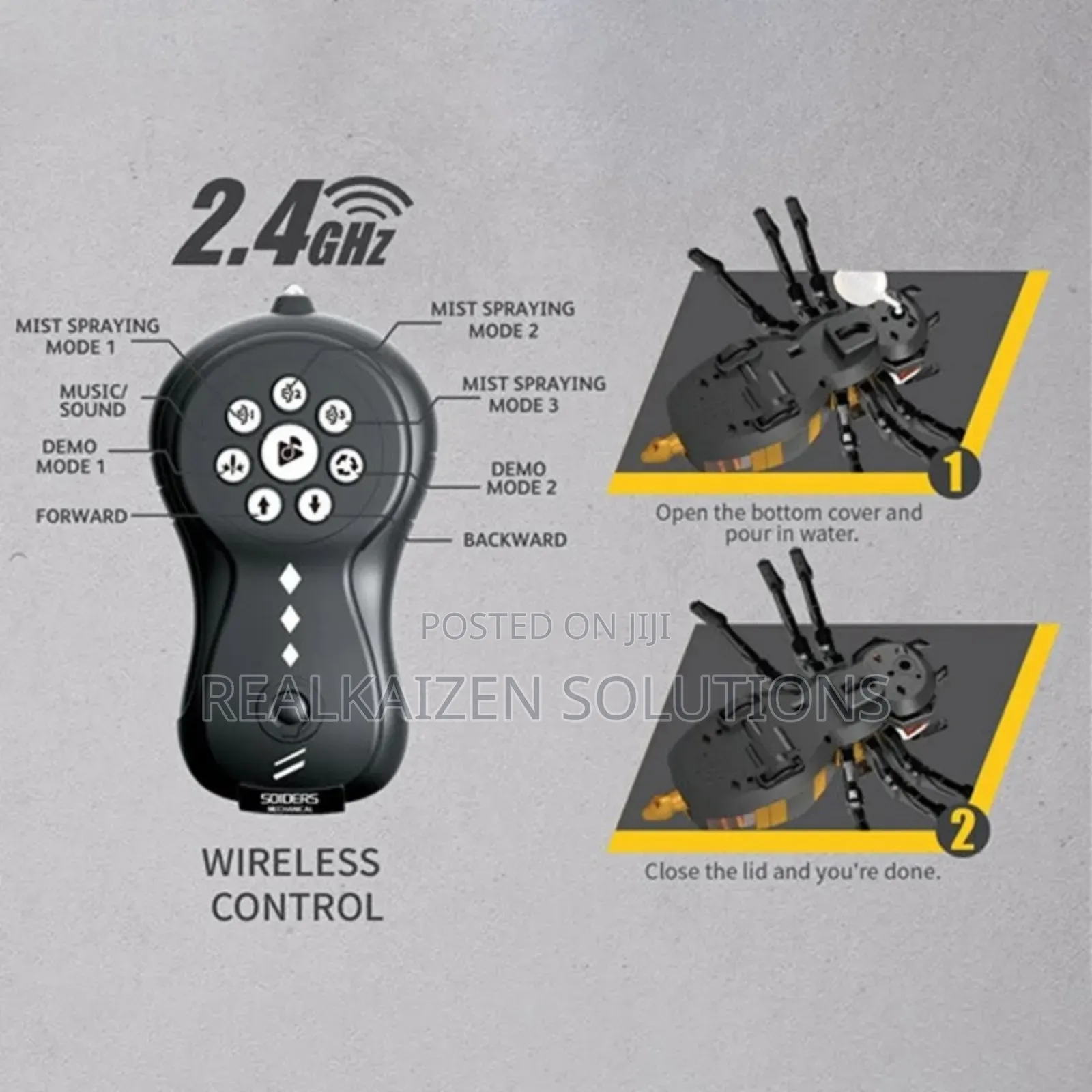 Remote Control Kid Spray Bee Toy