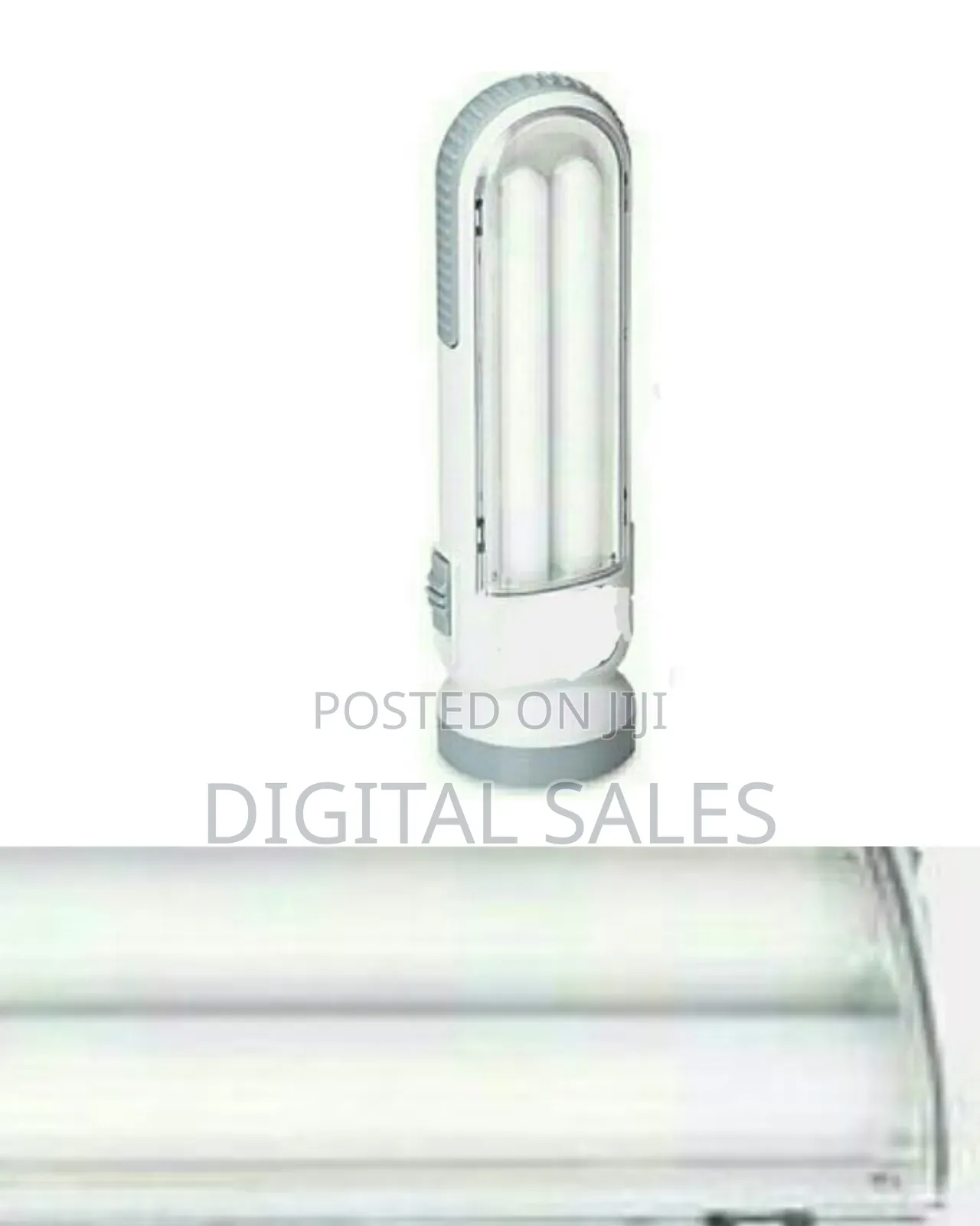 Led Torch With Double Hi-bright Tube Rechargeable