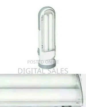 Led Torch With Double Hi-bright Tube Rechargeable