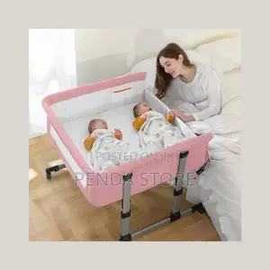 Twins Baby Bassinet Bedside Sleeper – Safe Twin Baby Bassinet Bed Crib