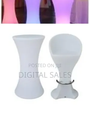 1 Piece Color Changing Led Luminous Waist Bar Cocktail Table