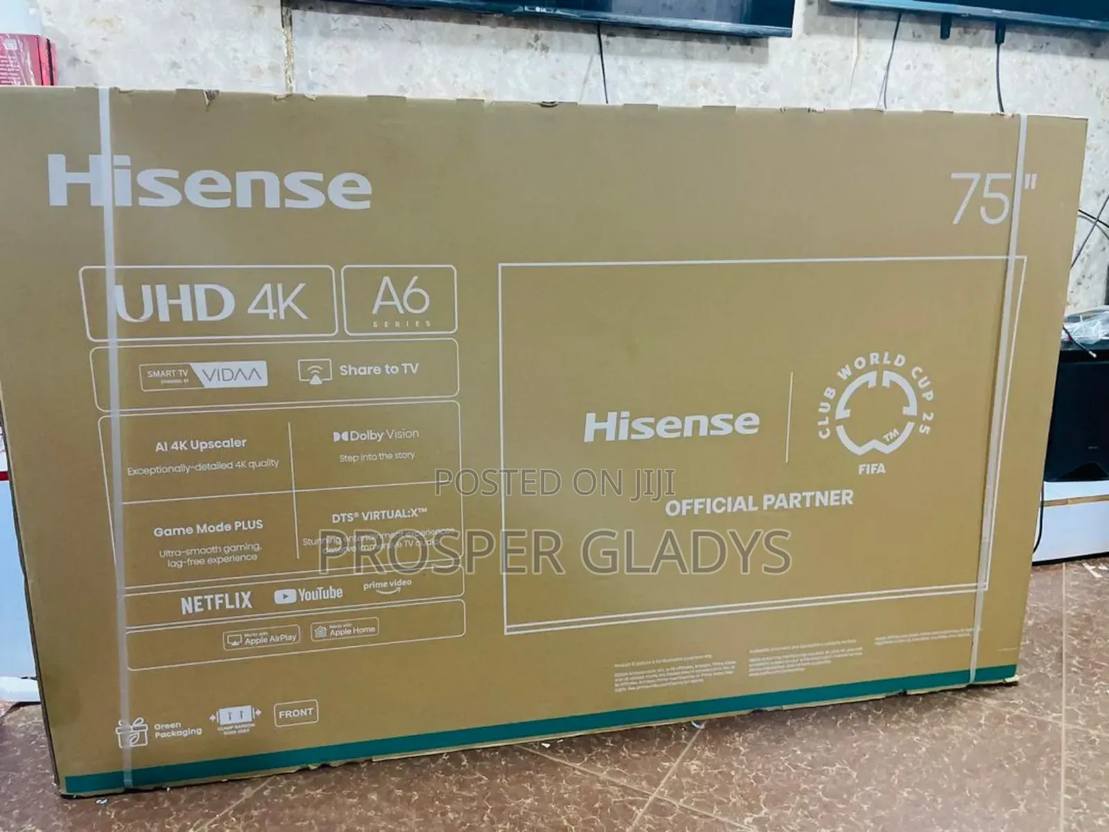 Hisense 75 Smart Uhd Digital Flat Screen Flameless