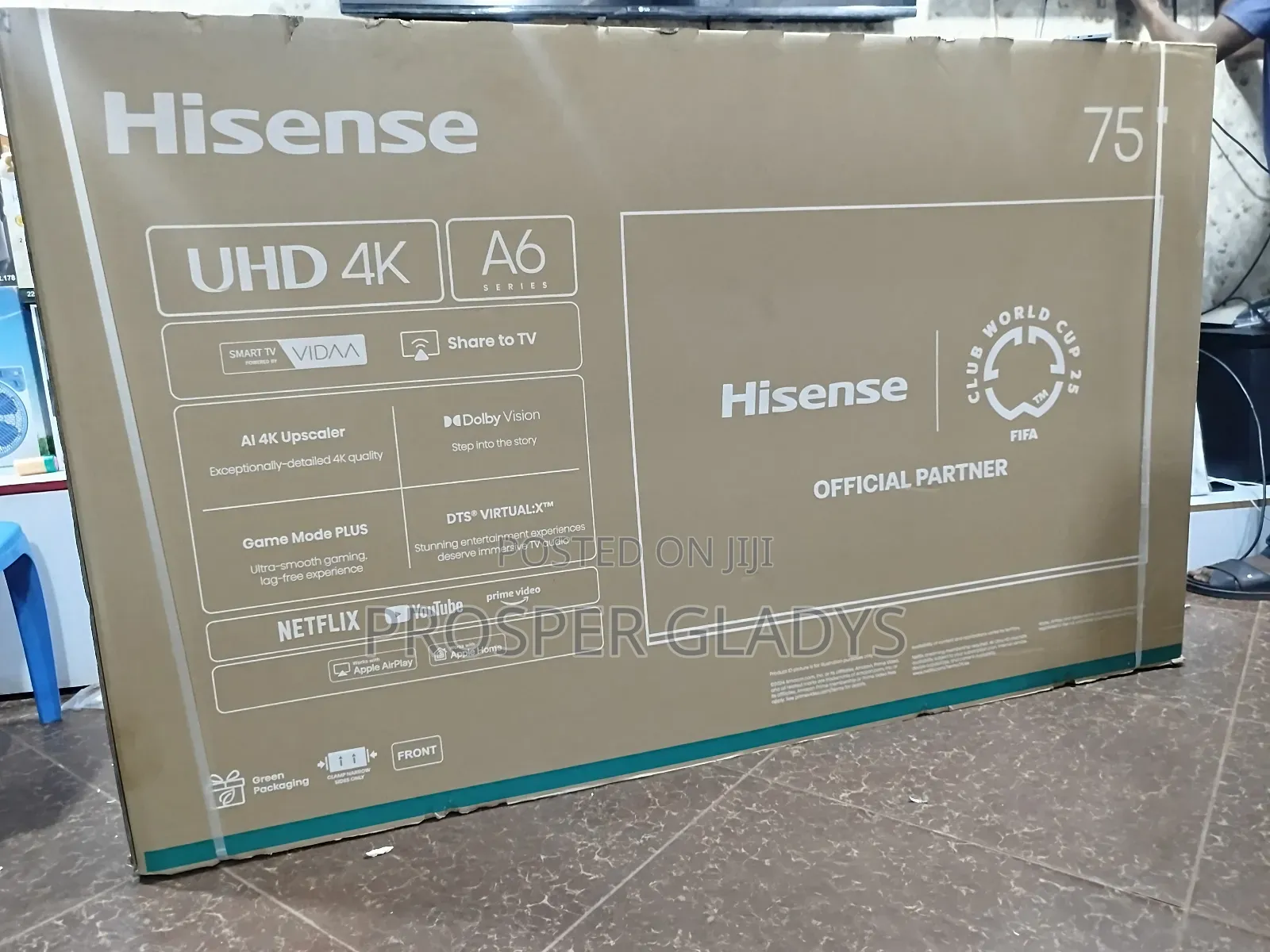 Hisense 75 Smart Uhd Digital Flat Screen Flameless