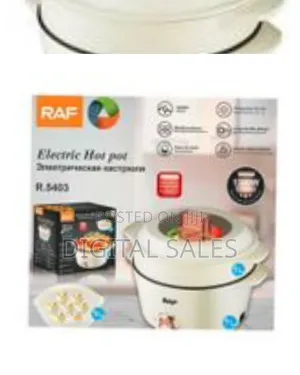 Raf 7 Plus 5 Litres Multipurpose Non-Stick Electric Hot Pot Stew