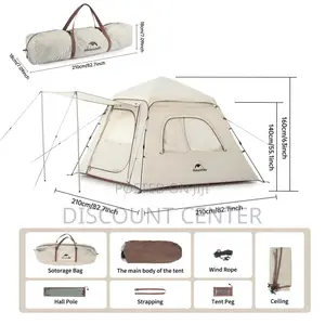 Camping Tent 4 People Automatic