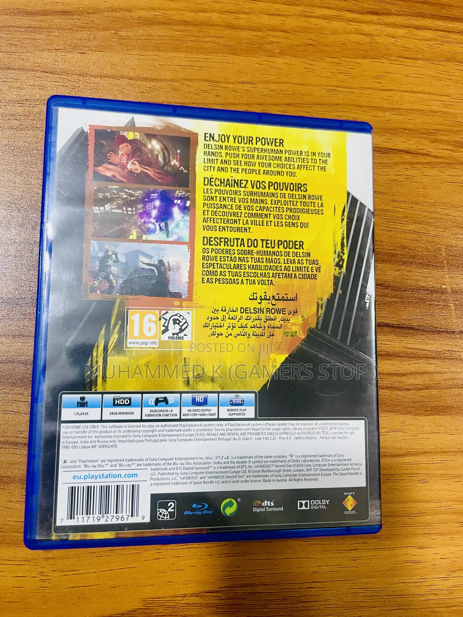 Infamous Second Son - Ps4