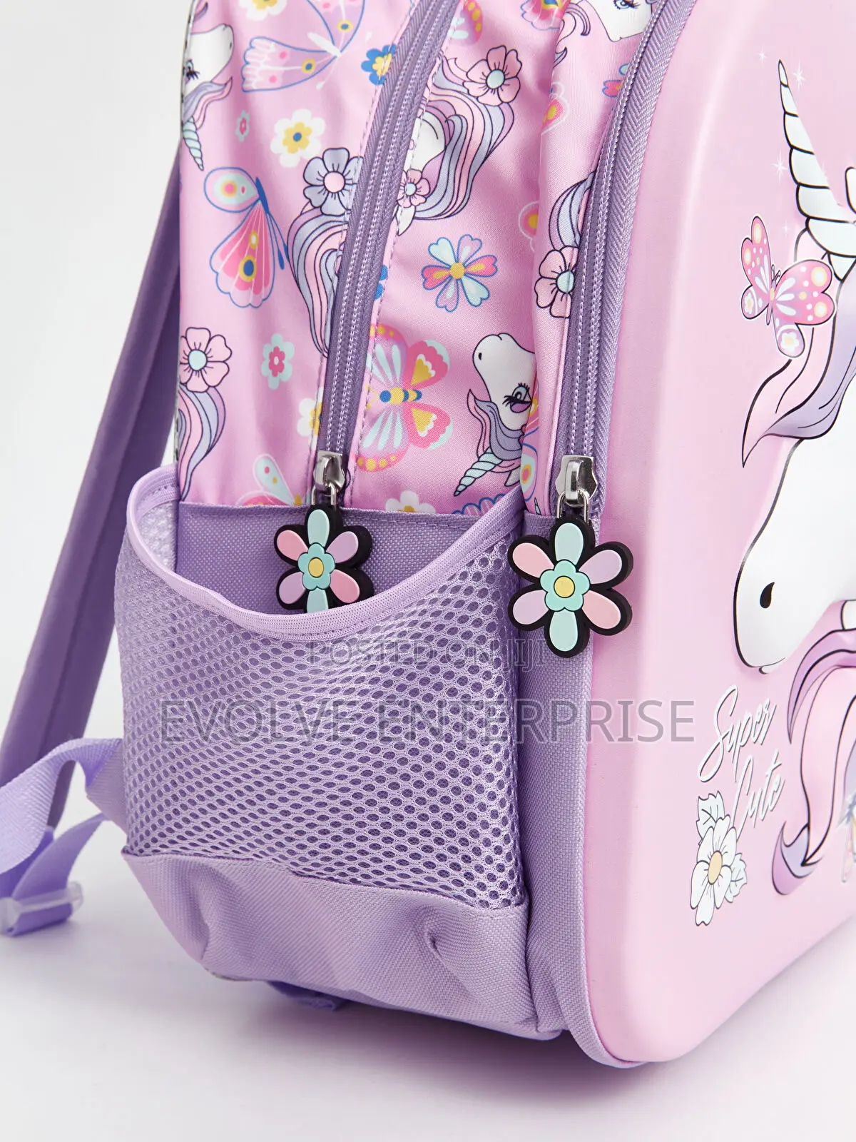 Unicorn Printed Girls' School Bag