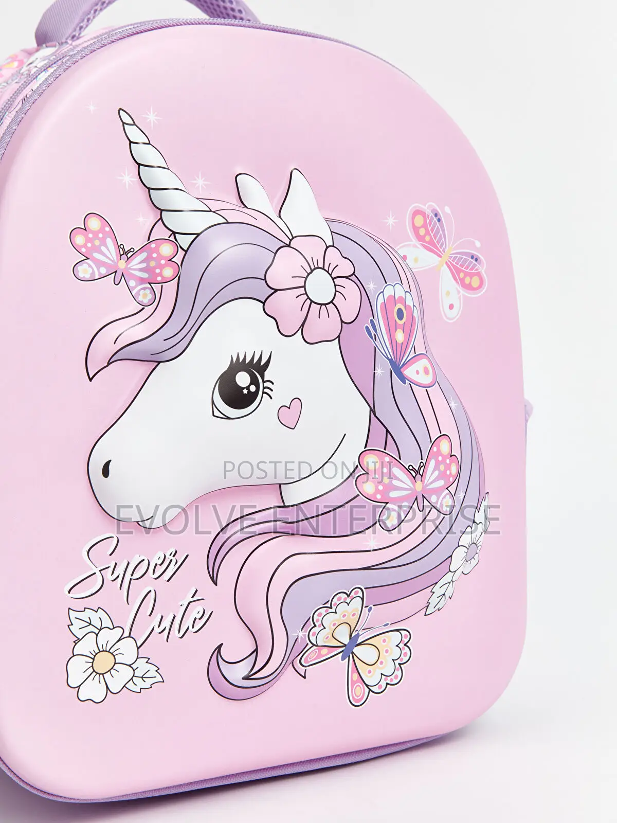 Unicorn Printed Girls' School Bag